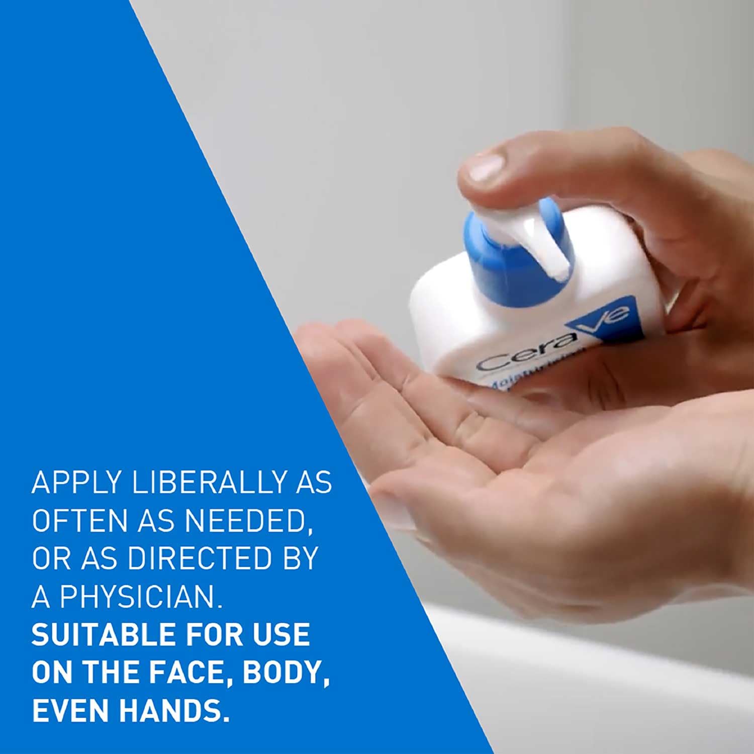 CeraVe Moisturising Lotion for Dry to Very Dry Skin (473 ml) with Hyaluronic Acid 13