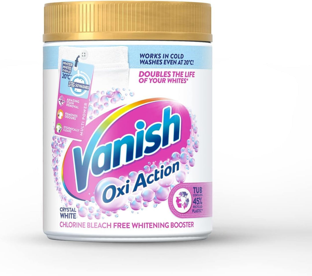 Vanish - Gold Oxi Action Laundry Booster & Stain Remover Powder for Whites 1.5kg