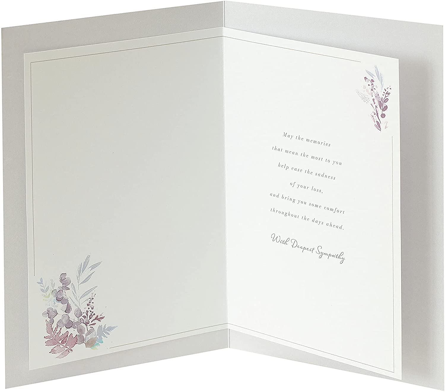 UK Greetings Sympathy Card for Loss of Husband | Metallic Gold Detail | FSC Certified | 21 x 13.7 cm 3