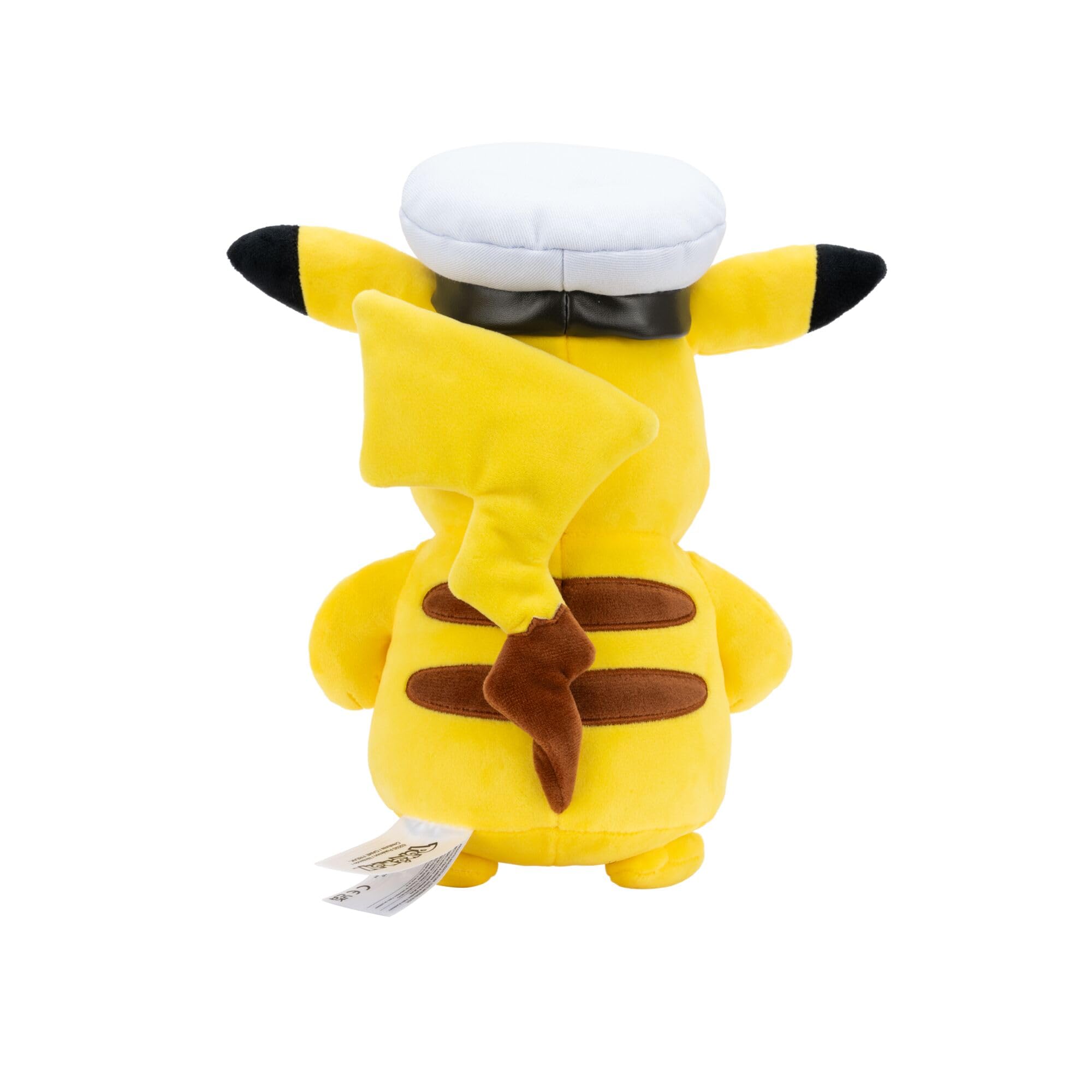 Pokémon Captain Pikachu Plush - 8-Inch Soft Polyester Stuffed Toy | Classic Edition 5