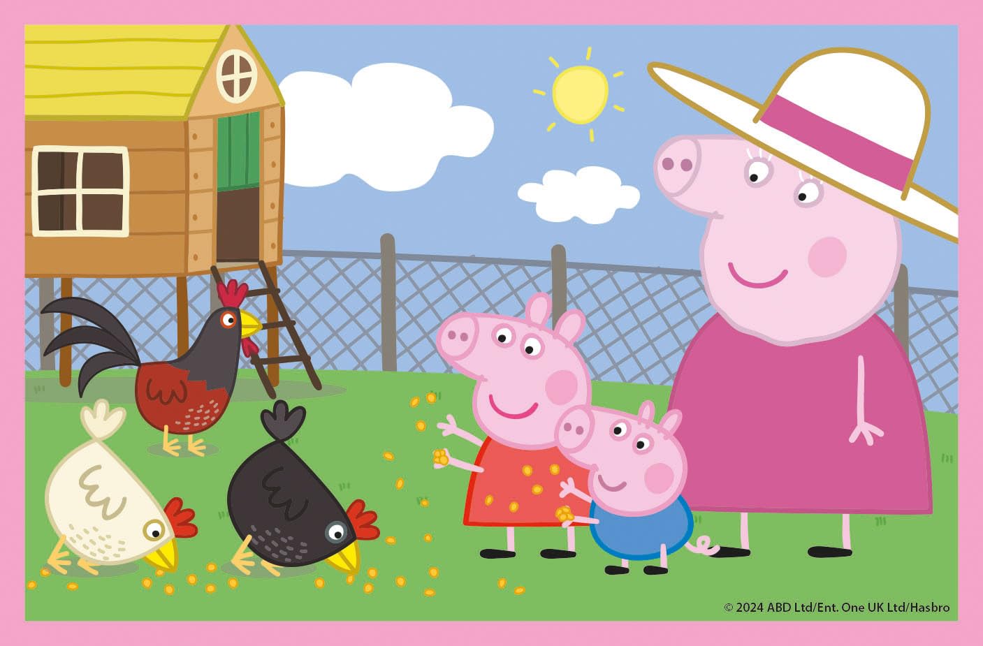 Clementoni Peppa Pig Supercolor Cube Puzzle - 6 Pieces | Ages 2+ | Recycled Material 4