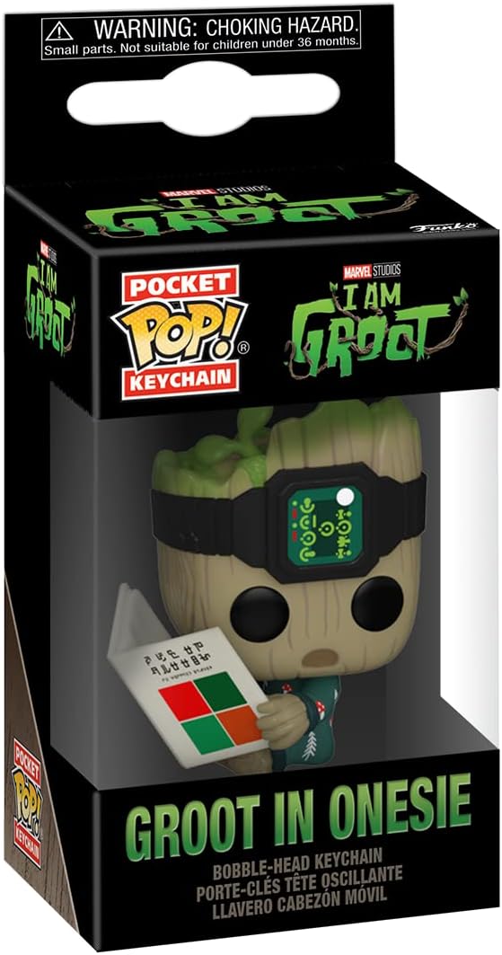 Funko I Am Groot Groot in PJs w/Book Vinyl Keychain (Model Number)