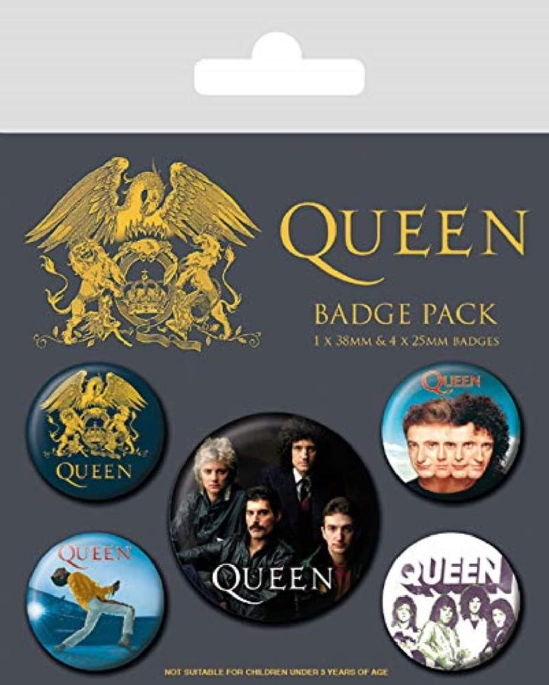 Pyramid International Queen Classic Badge Pack (BP80671)