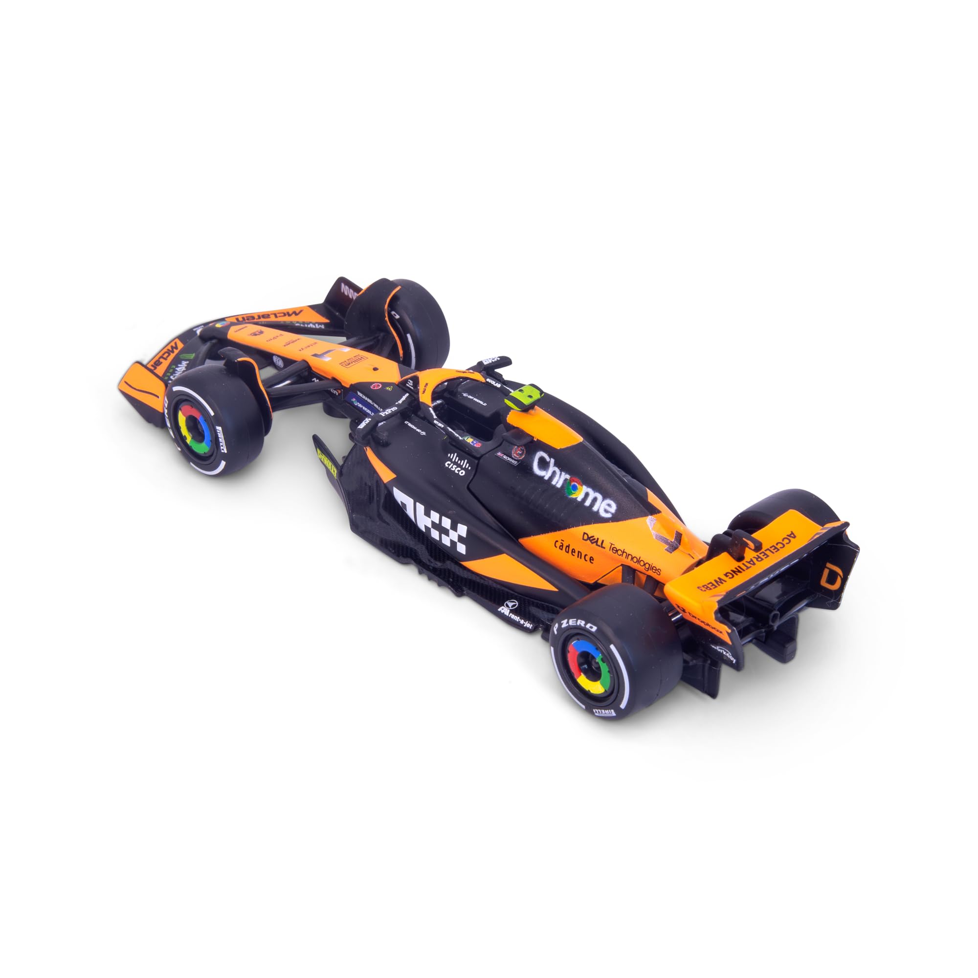 Bburago McLaren MCL38 (2024) F1 Norris Race Car 1:43 Scale Diecast Model