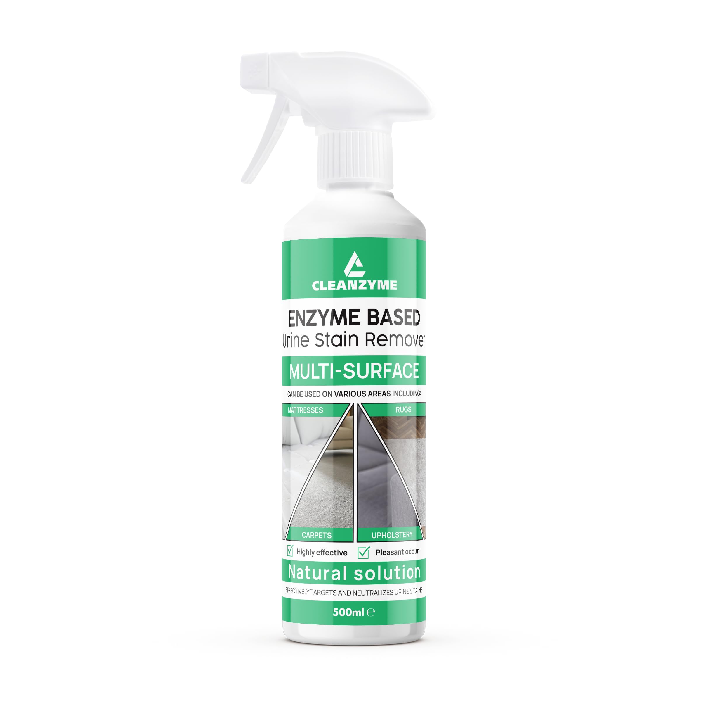 Cleanzyme Urine Stain Remover - Enzyme Cleaner for Pet & Human Urine | 500 ml