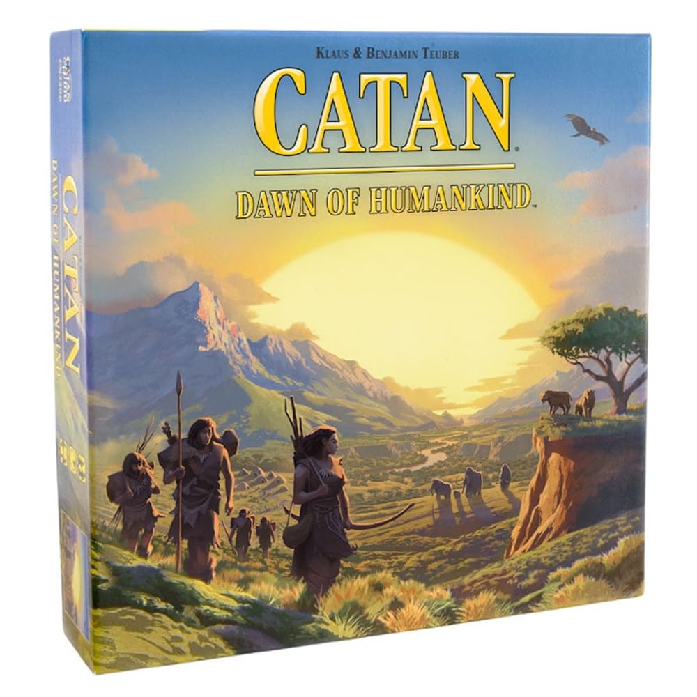 CATAN Dawn of Humankind Board Game | Ages 12+ | 3-4 Players | 90+ Minutes Play Time 1