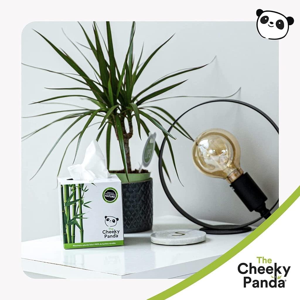 The Cheeky Panda - 100% Bamboo Facial Tissue Cube (Pack of 56)