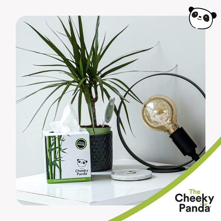 The Cheeky Panda - 100% Bamboo Facial Tissue Cube (Pack of 56)