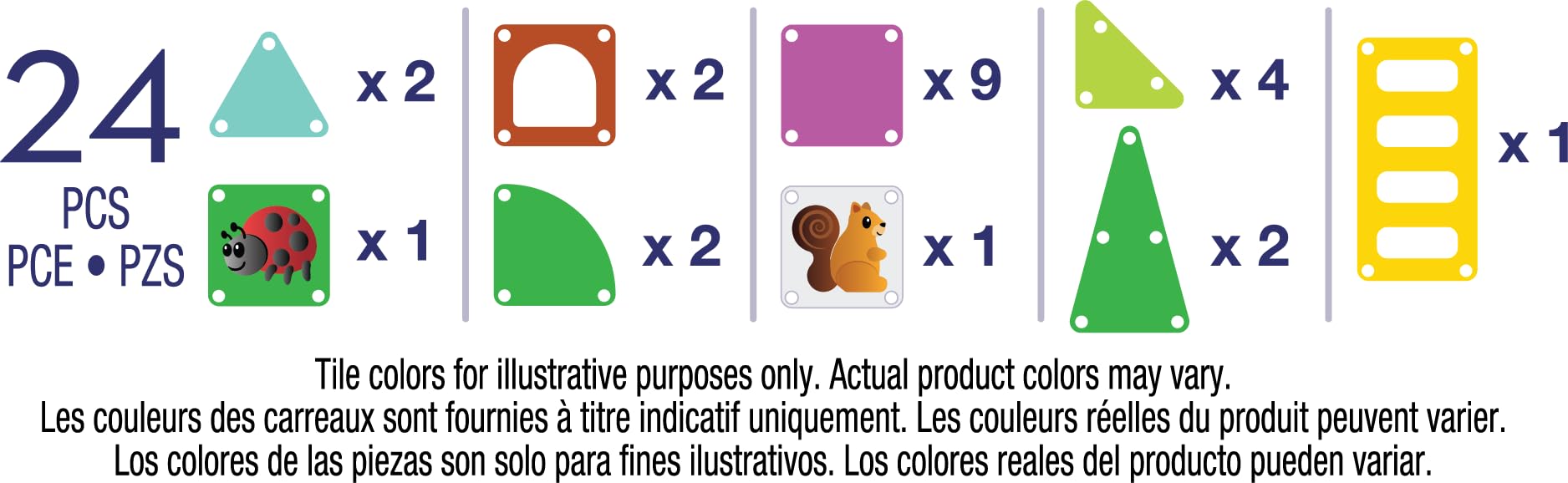 Magna-Tiles microMAGS Treehouse Travel Set - 24 Pieces | Ages 3+ | Magnetic Building 8