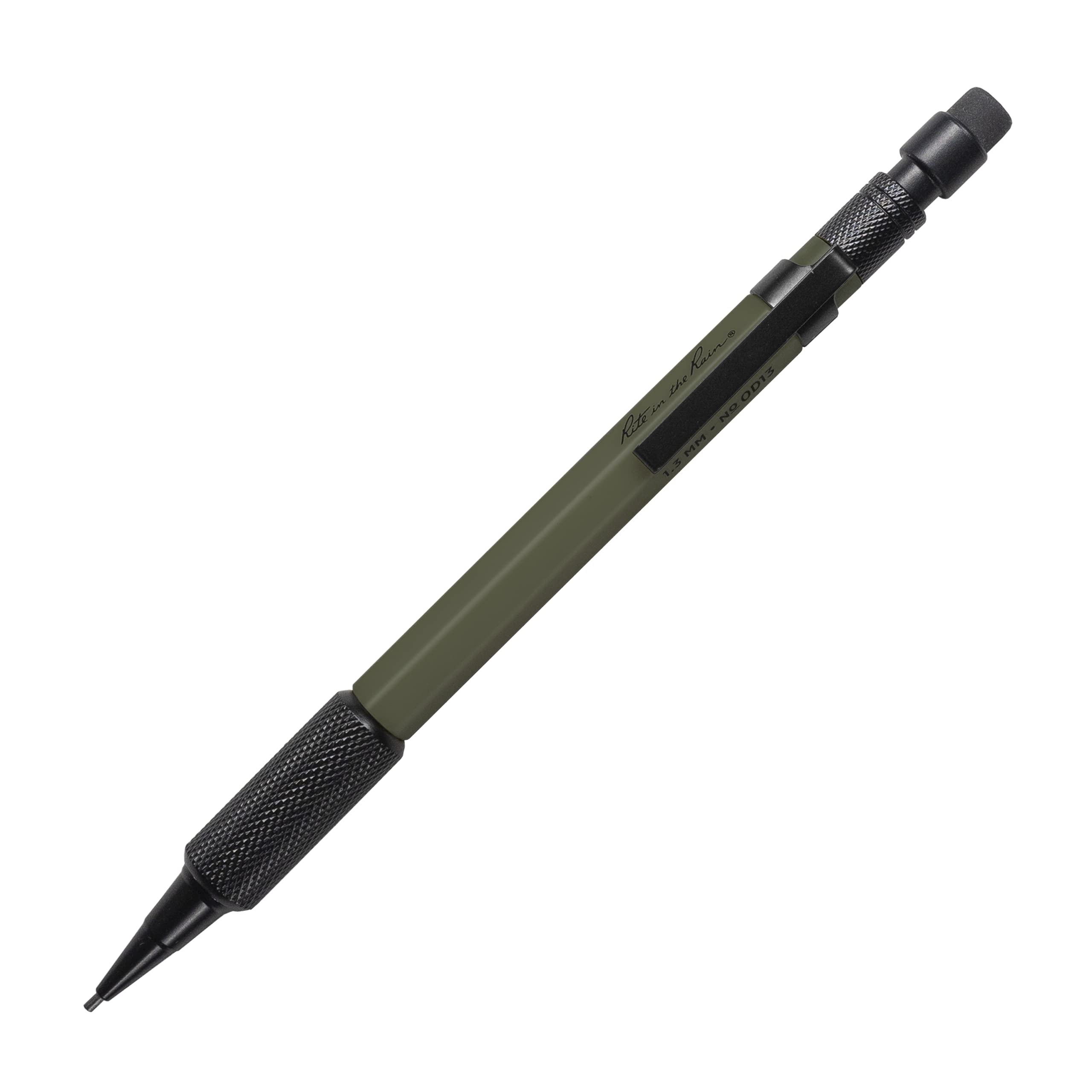 Rite in the Rain Weatherproof Mechanical Pencil - 1.3mm Lead | Green Barrel | Ambidextrous 1