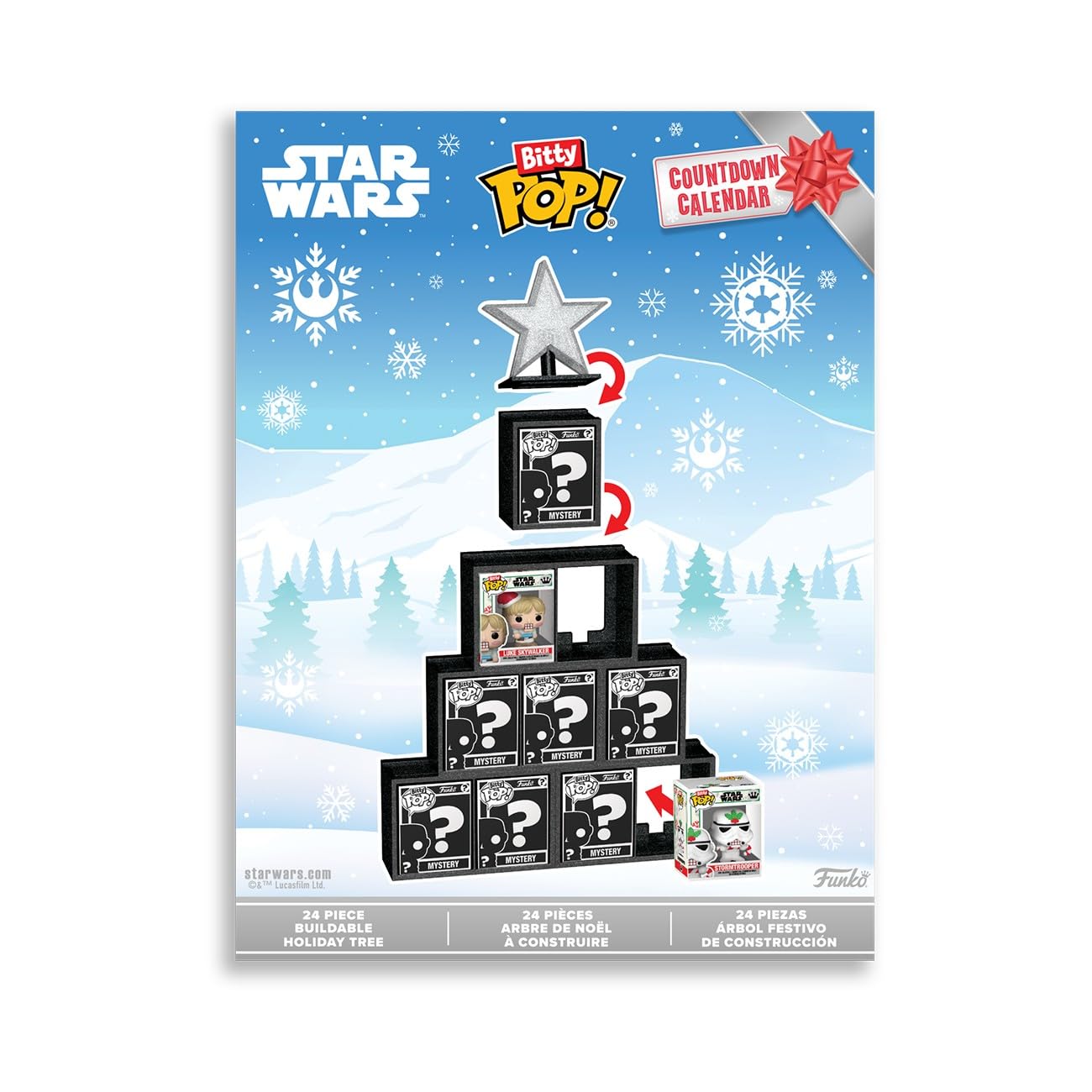 Funko Star Wars Bitty POP! Advent Calendar - 24 Day Countdown | Ages 3+ 2