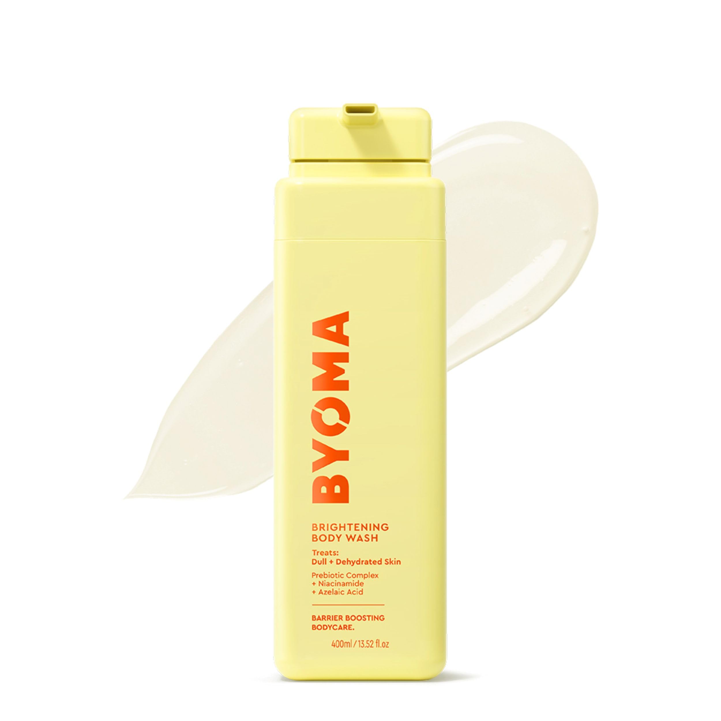 BYOMA Brightening Body Wash - 400ml | Niacinamide & Azelaic Acid | pH-Balanced 1