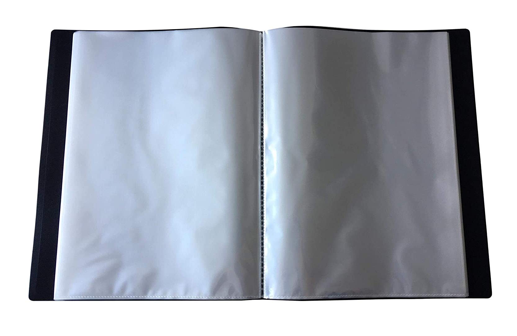 Habercrafts A4 Display Book Folder - 40 Pockets (80 Views) | Hard Flexible Cover | Pack of 3 6