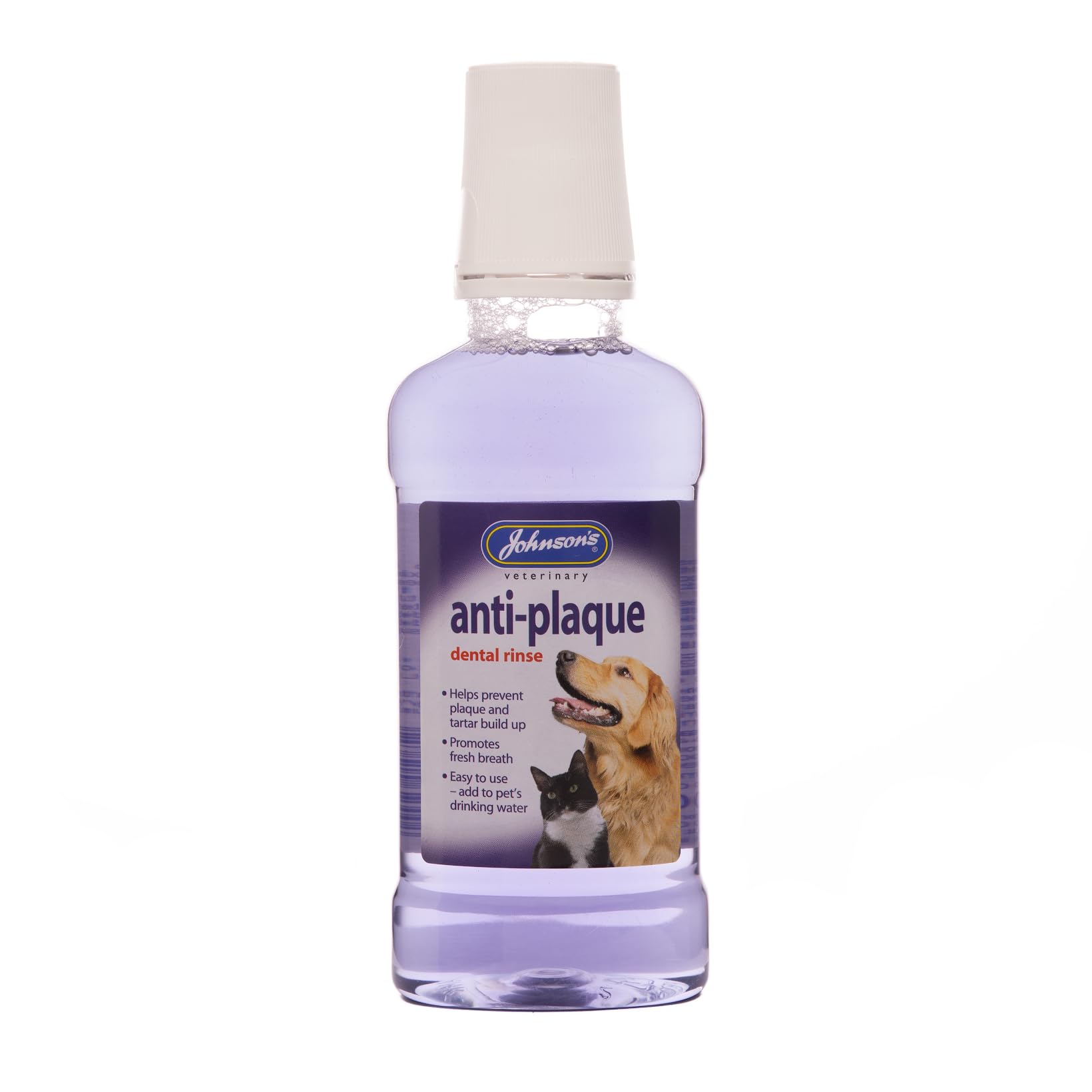 Johnsons Anti-Plaque Dental Rinse - Prevents Plaque & Tartar, Promotes Fresh Breath | 250 ml Liquid 1