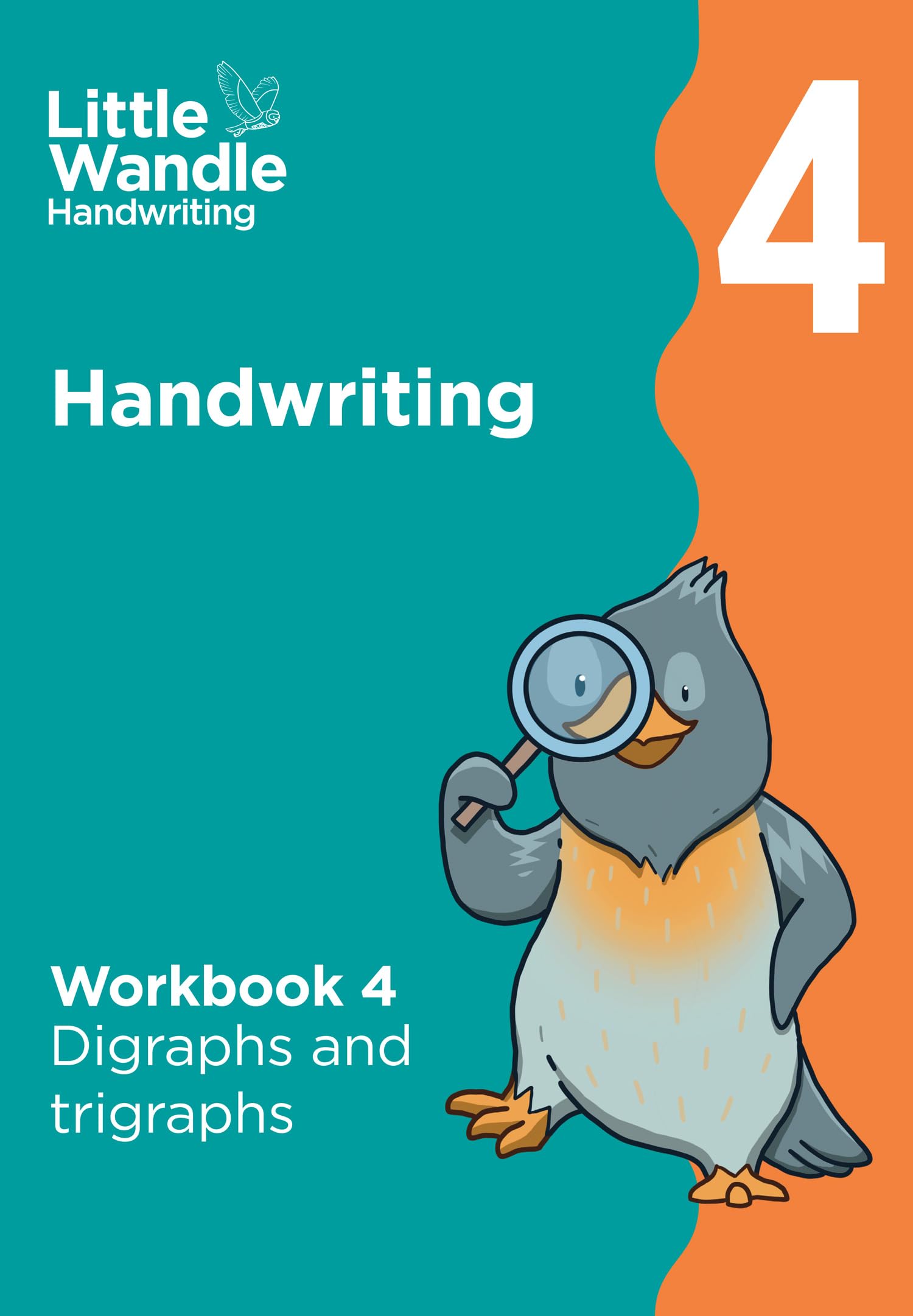 Collins Little Wandle Handwriting Workbook 4: Digraphs and Trigraphs | Paperback, 64 Pages, Ages 4-5