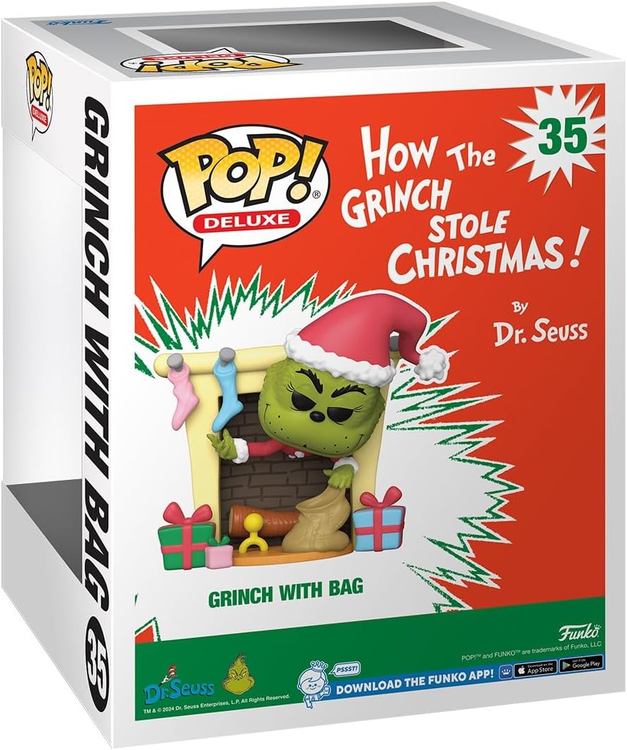 Funko Pop! Deluxe How the Grinch Stole Christmas - The Grinch With Bag Vinyl Figure