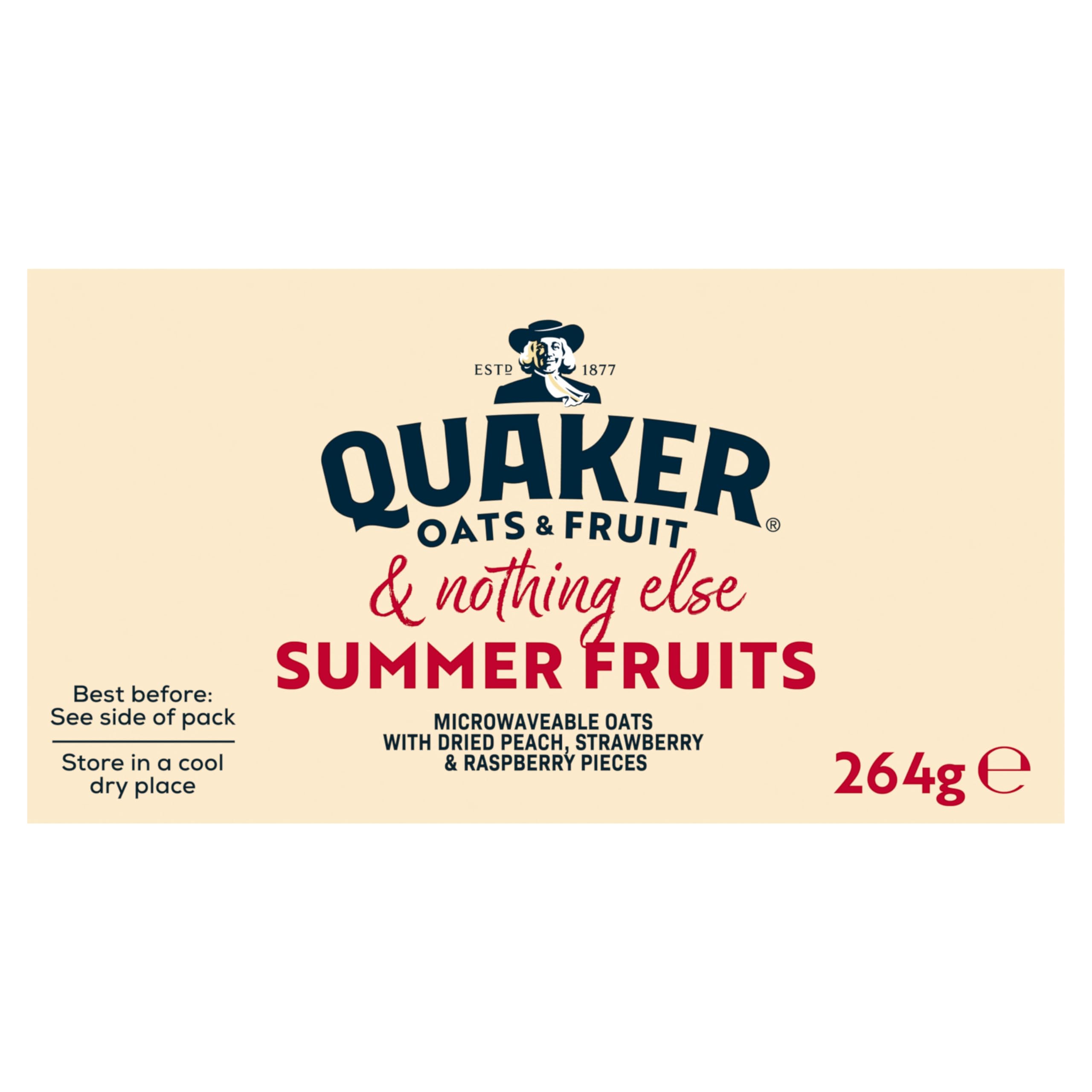 Quaker Oats & Fruit with Summer Fruits Porridge Sachets - 8 Sachets | 264g 5