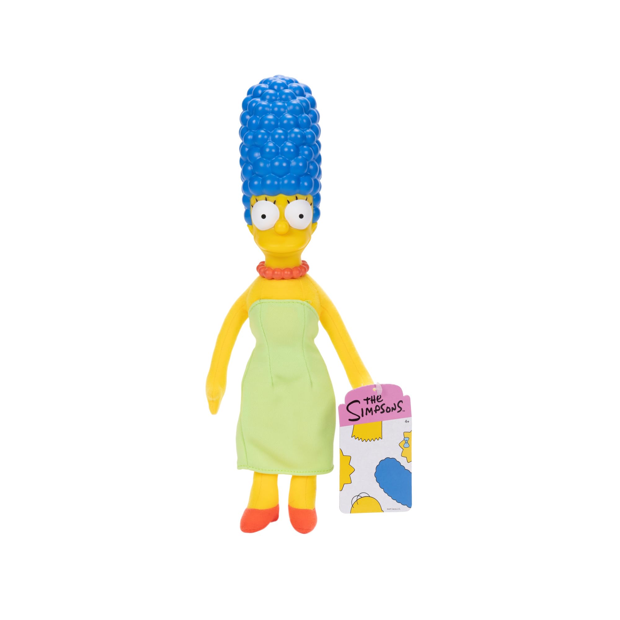 The Simpsons Marge Plush 30cm - Soft Sculpted Head Collectible by JAKKS Pacific