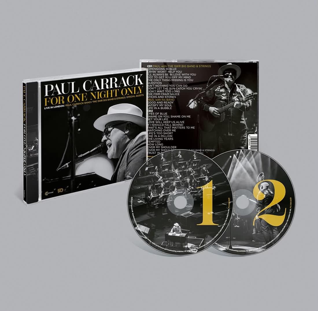 Paul Carrack - For One Night Only - Live In London [Audio CD] 2