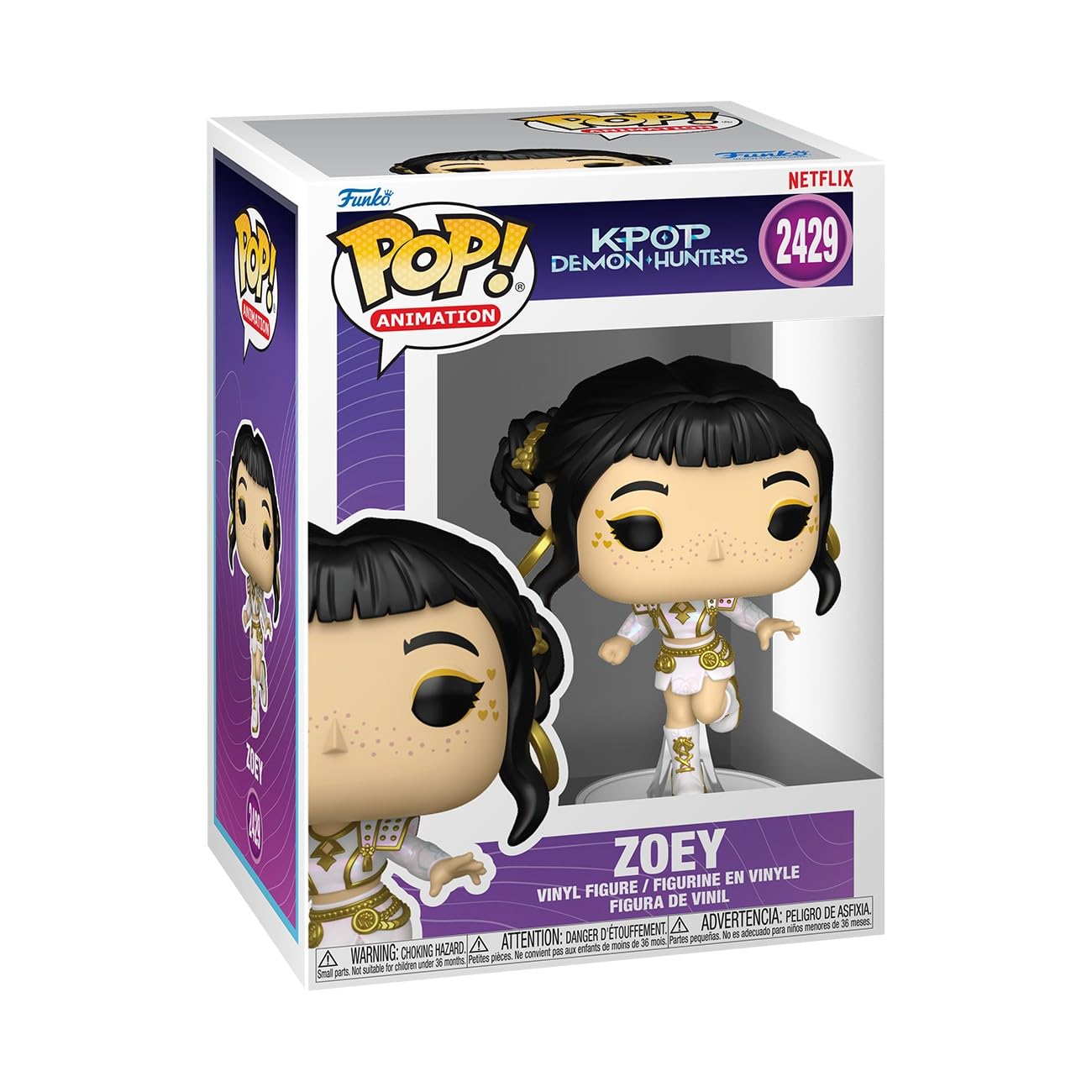 Funko Pop! Vinyl Zoey - KPOP Demon Hunters Collectible Figure | 3.75 Inches 1