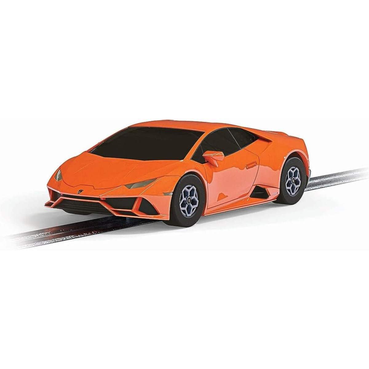 Micro Scalextric Lamborghini Huracan EVO Slot Car - 1:64 Scale, Orange