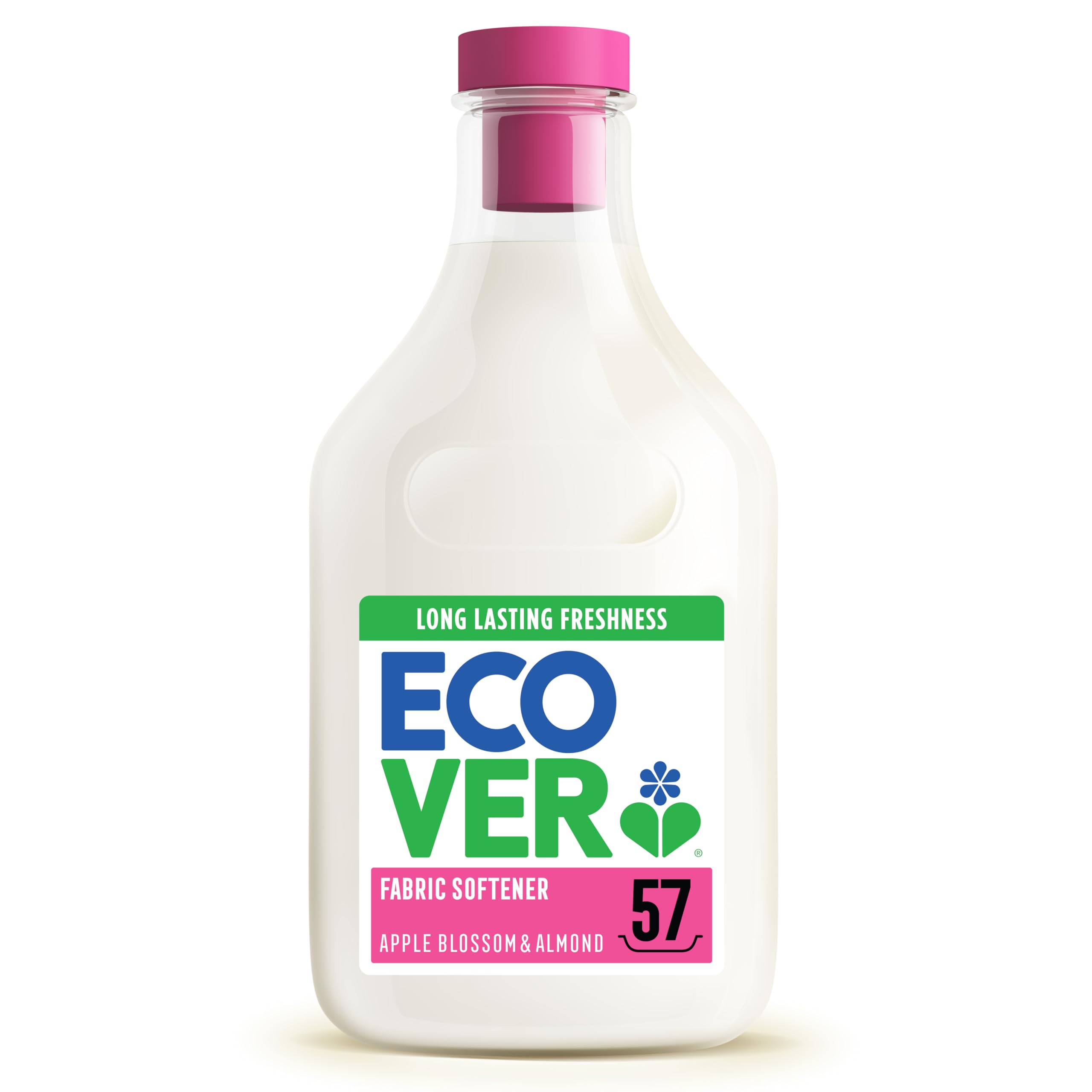Ecover Concentrated Liquid Fabric Softener Apple Scent | 1.43L | Softening & Fade Control