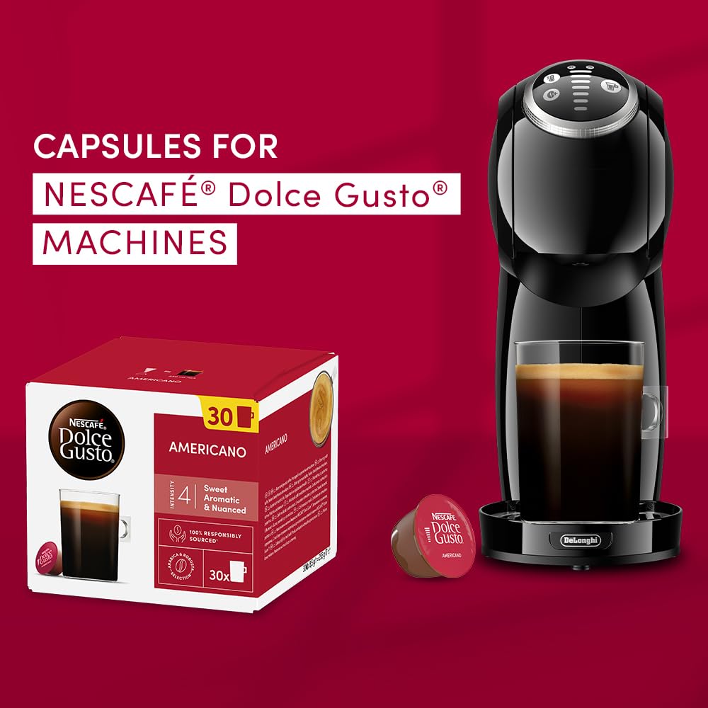 Nescafé Dolce Gusto Americano Coffee Pods - 100% Arabica, Intensity 4/11 | 90 Capsules (3x30) 2