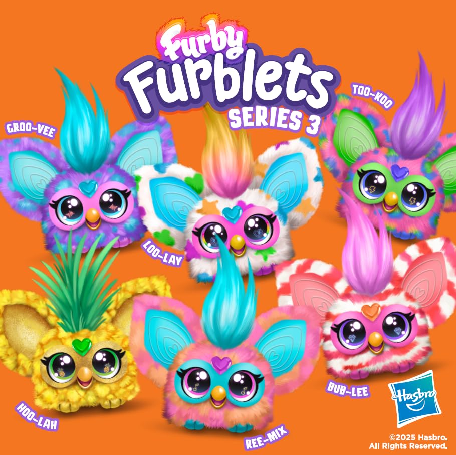 Furby Groo-Vee Electronica Music Mini Electronic Plush Toy 13