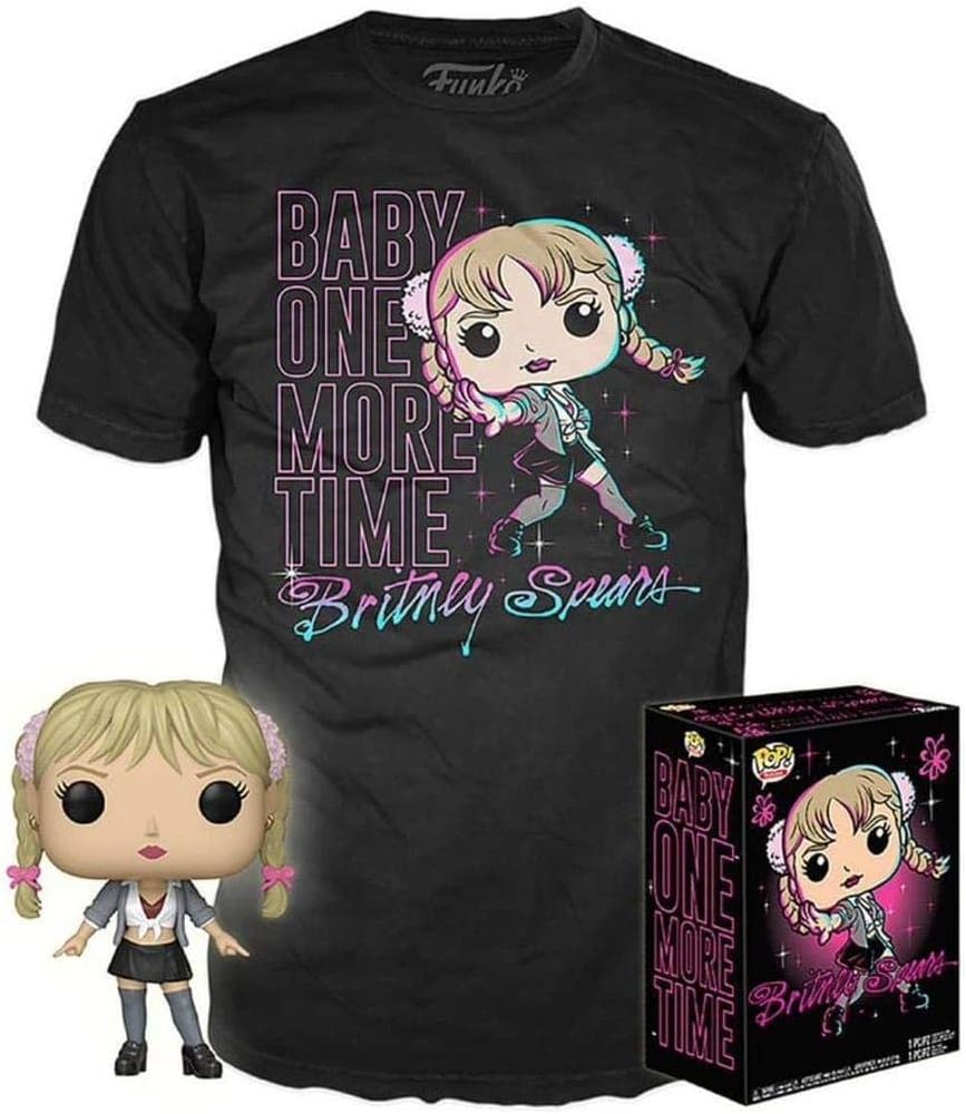 Funko Pop! Music - Britney Spears Vinyl Figure & T-Shirt Collectors Box (Model Number: N/A)