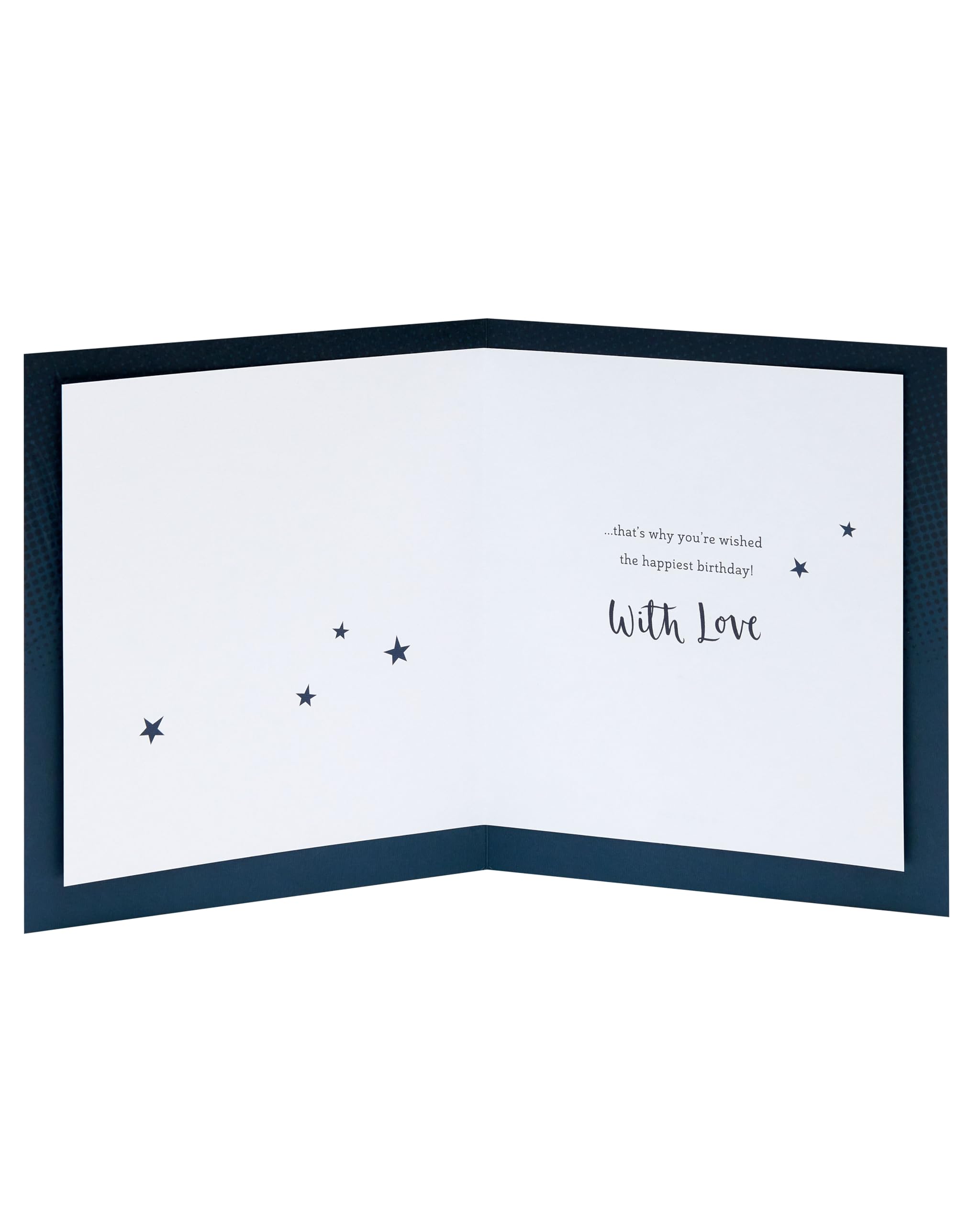 UK Greetings Grandad Birthday Card | Gold & Silver Foil Detailing | 165 x 190 mm