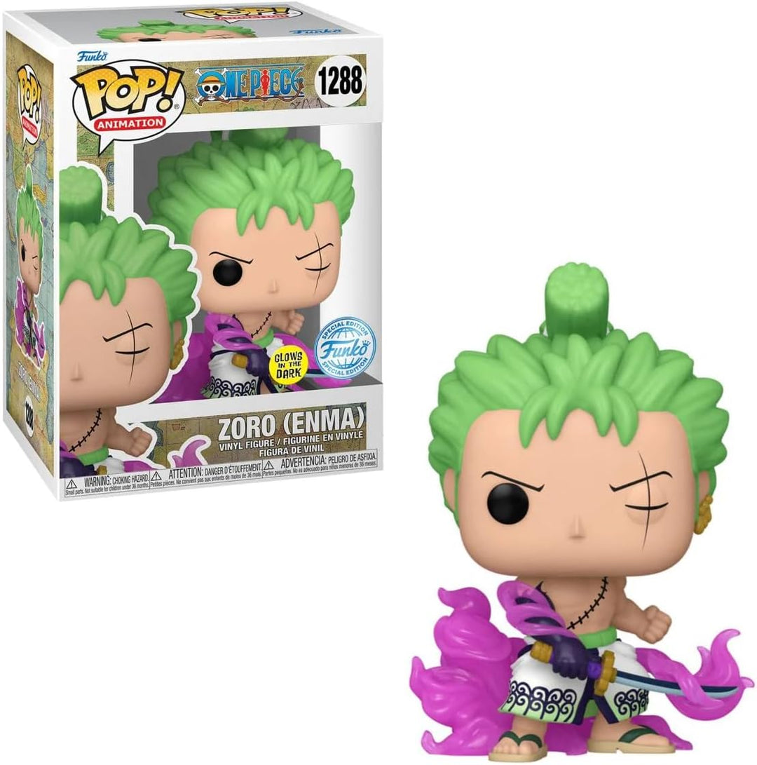 Funko Pop! Animation: One Piece - Zoro (Enma) Special Edition GITD Exclusive #12