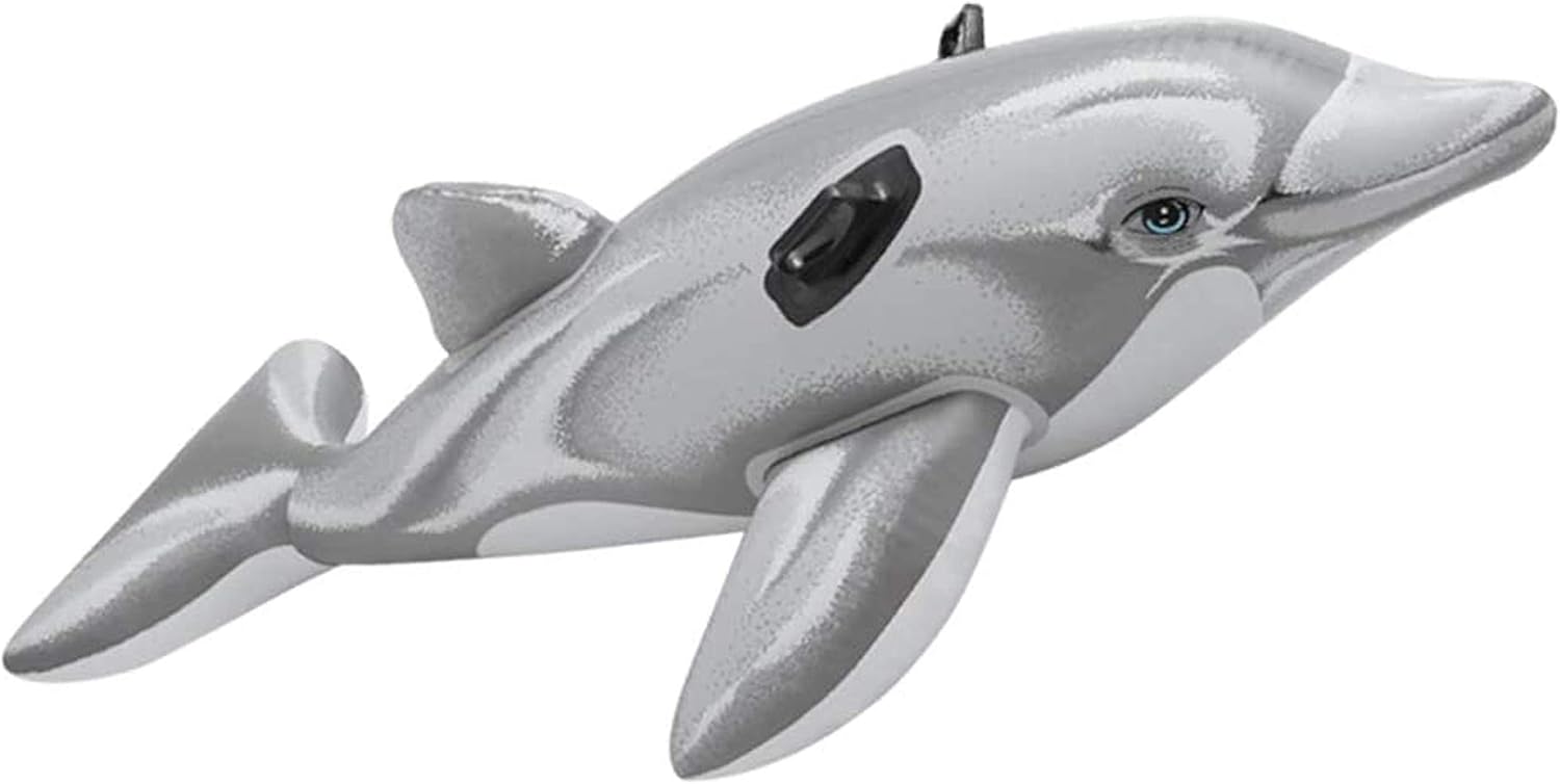 Intex Lil' Dolphin Ride-On Inflatable - Grey 3