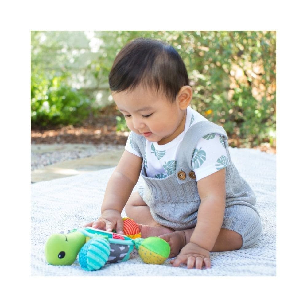 INFANTINO Go Gaga Turtle Activity Mirror - 3-in-1 Play, Sensory Development, Easy Clean, For Baby 4