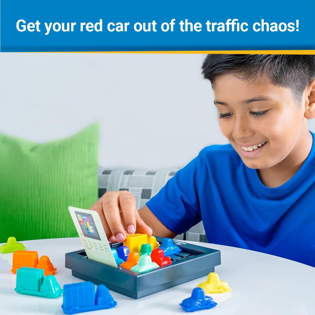 ThinkFun Rush Hour Traffic Jam Logic Game - 40 Challenges | Ages 8+ | Portable 5