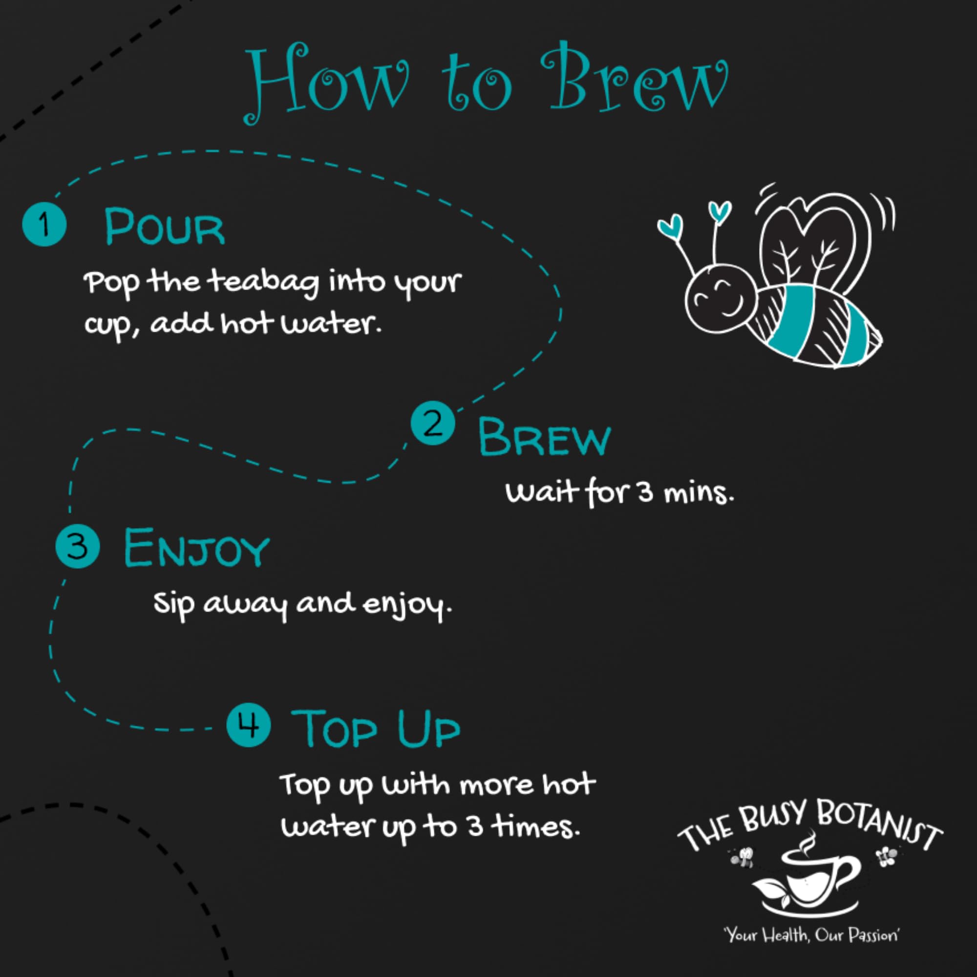 Stressed Out Herbal Tea with Valerian Root, Chamomile & Ashwagandha - 30 Caffeine Free Biodegradable Tea Bags