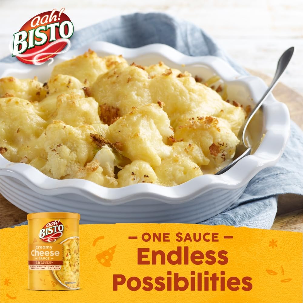 Bisto Thick, Creamy and Delicious Cheese Sauce Mix - 170g Drum 4