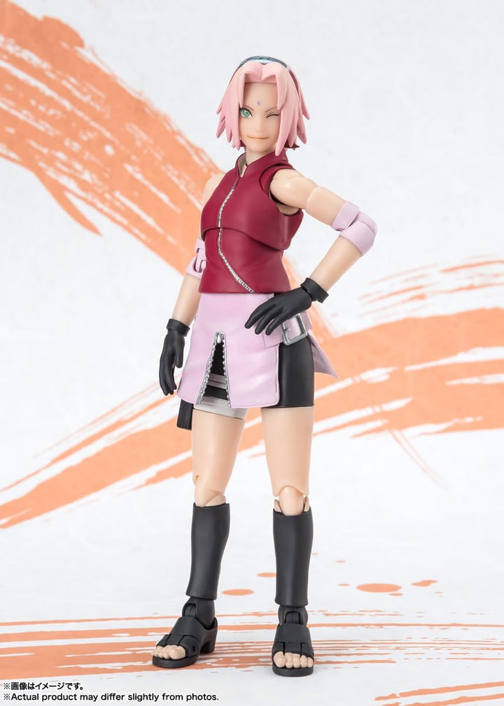 TAMASHII NATIONS - Naruto - Sakura Haruno - NARUTOP99 Edition - Collectible Action Figure for Ages 15+