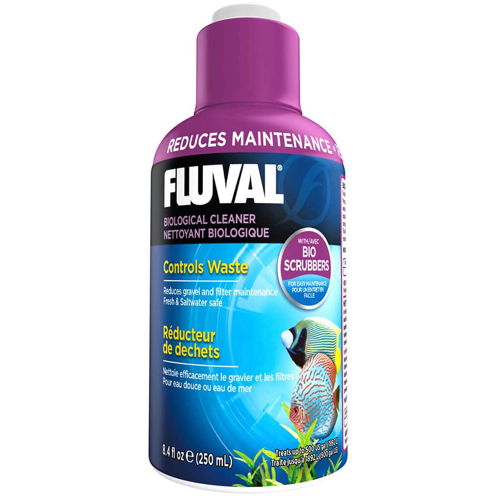 Fluval Waste Control Biological Cleaner - Reduces Aquarium Waste Build Up | Liquid 8.4 Oz. 1