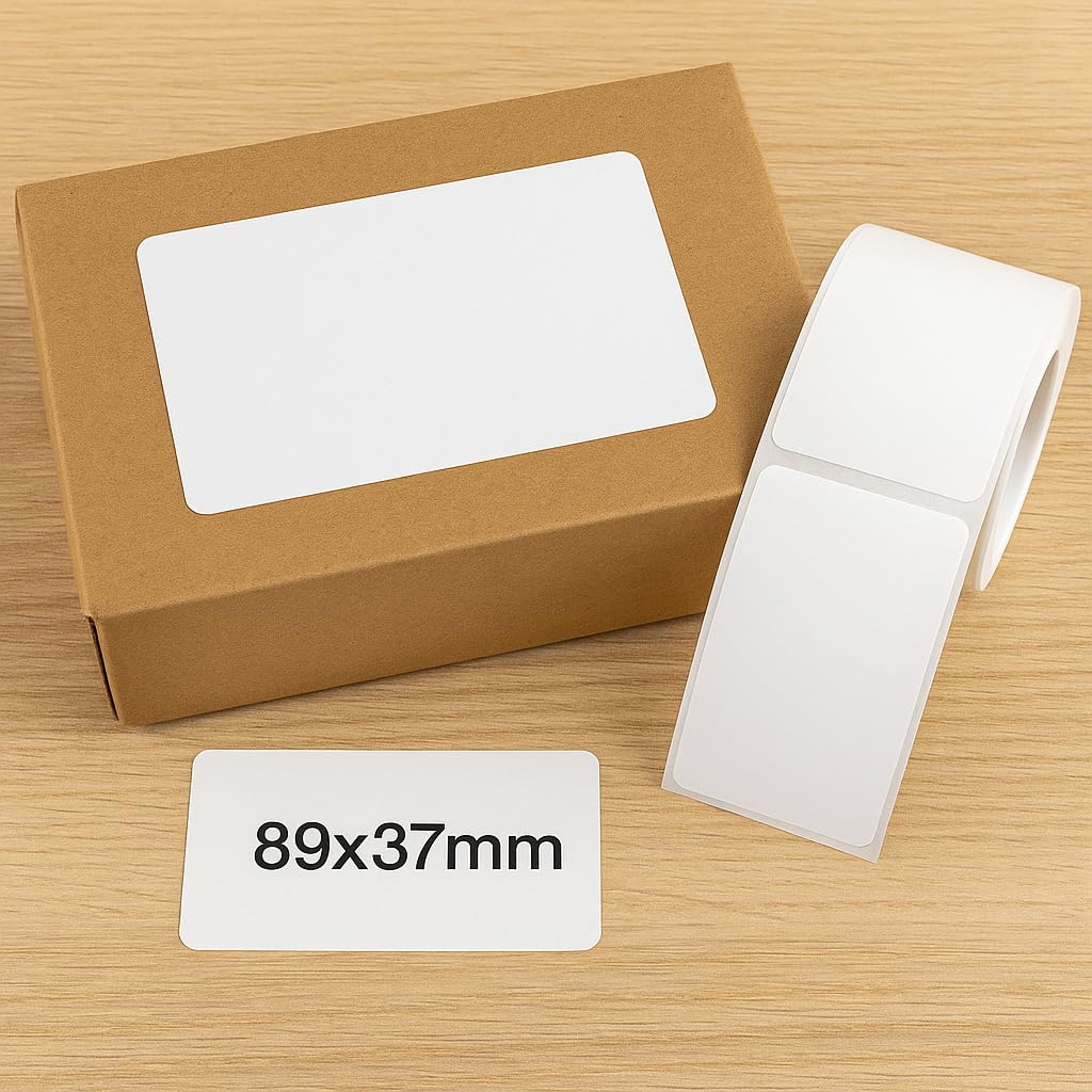 1ABOVE Address Labels - Self-Adhesive White Labels, 89mm x 37mm, 200 Labels per Roll 4