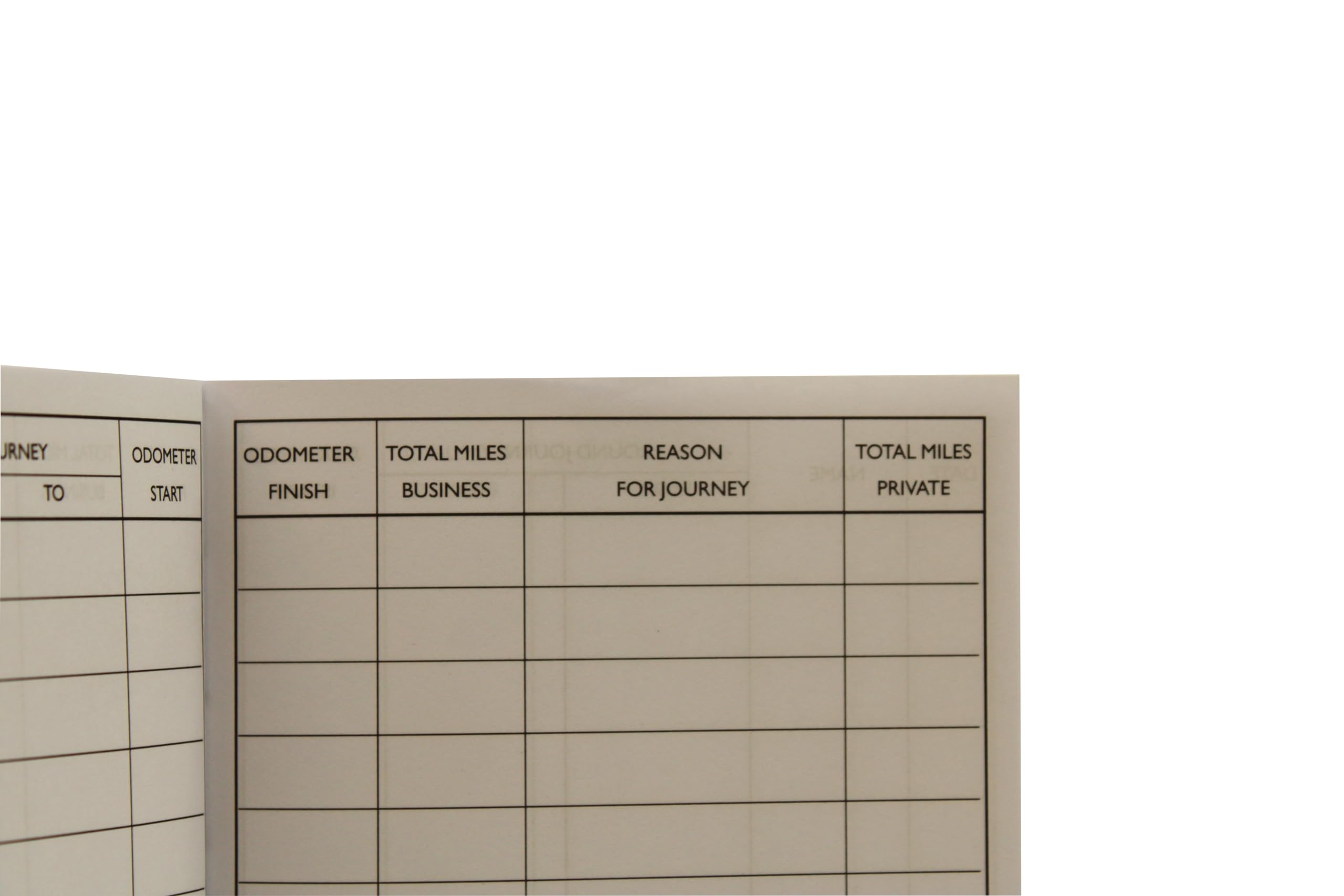 Exacompta Guildhall Vehicle Mileage Log Book - 60 Pages | 14 Entries/Page | Black Vinyl Cover 5