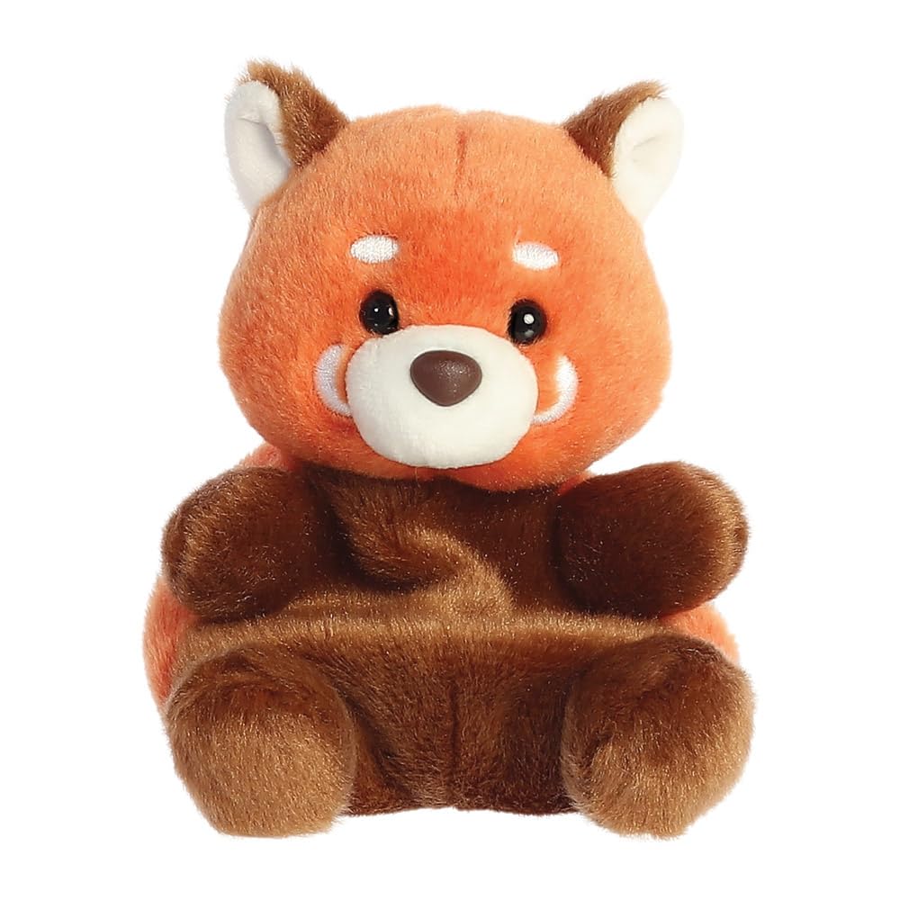 AURORA Palm Pals Rei Red Panda Soft Toy - 5 Inches | Bean Filled | Suitable from Birth 1