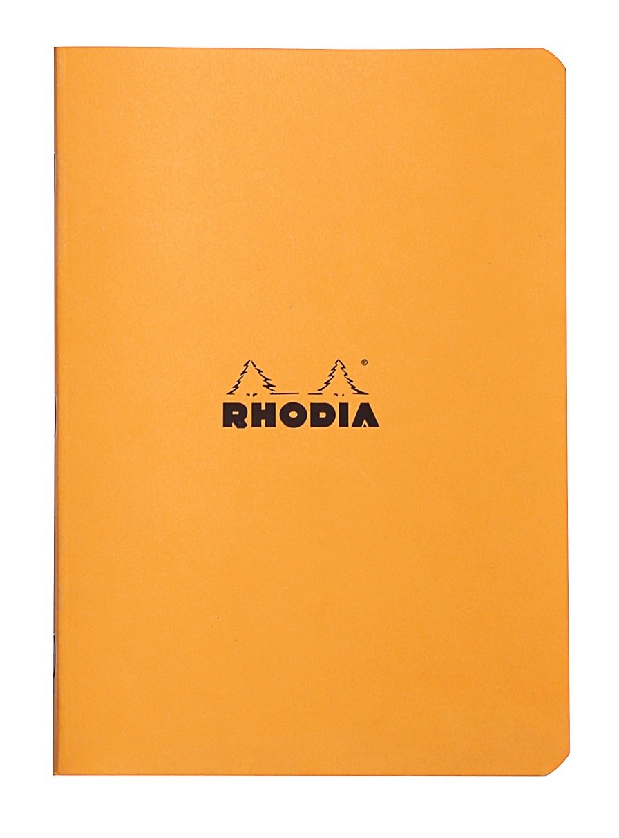 Rhodia 119188C Composition Notebook - A5, Lined, 96 Pages, 80 g/m² Paper, Orange Cover