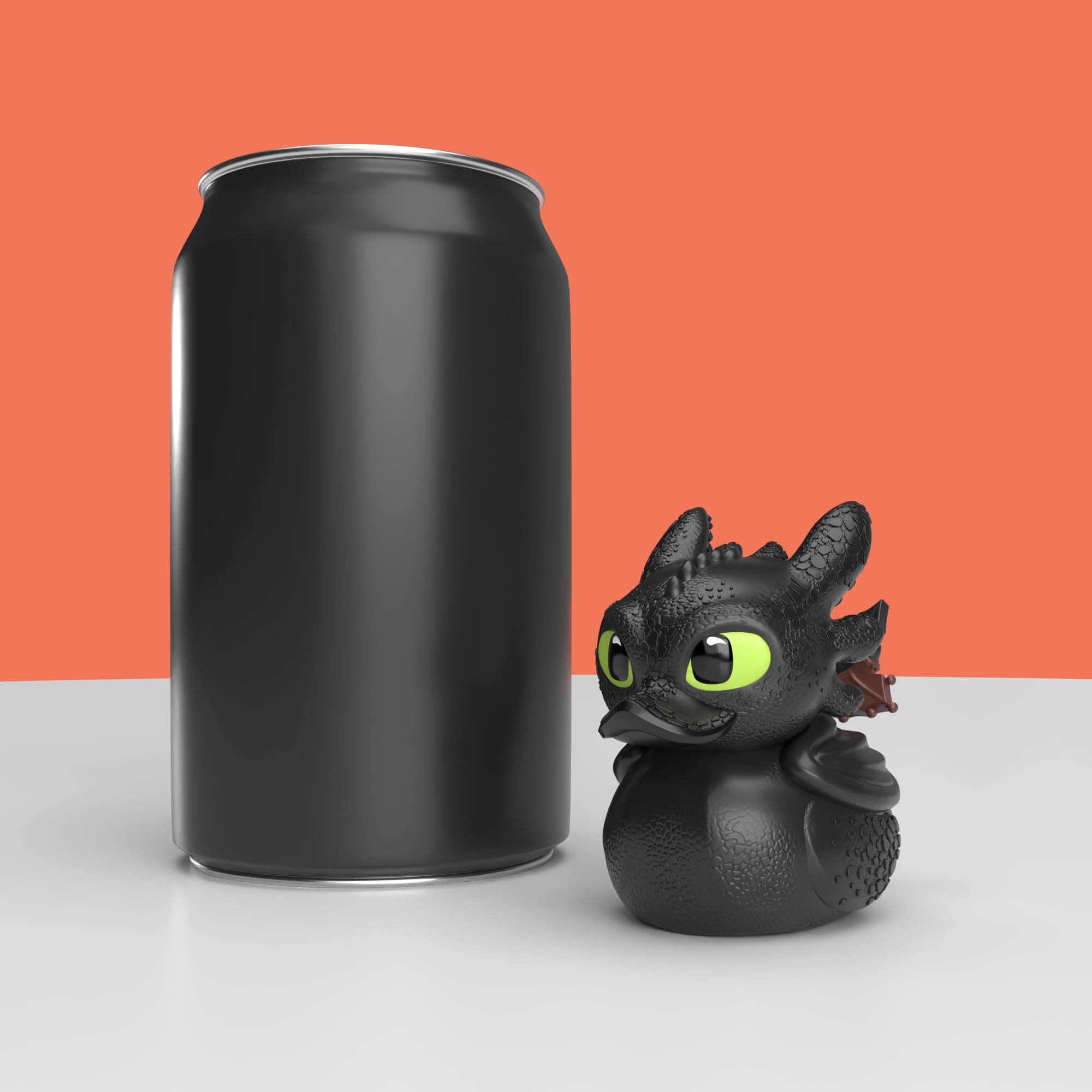 TUBBZ Mini - How To Train Your Dragon Toothless Cosplaying Rubber Duck Vinyl Figure | Miniature Collectible 3