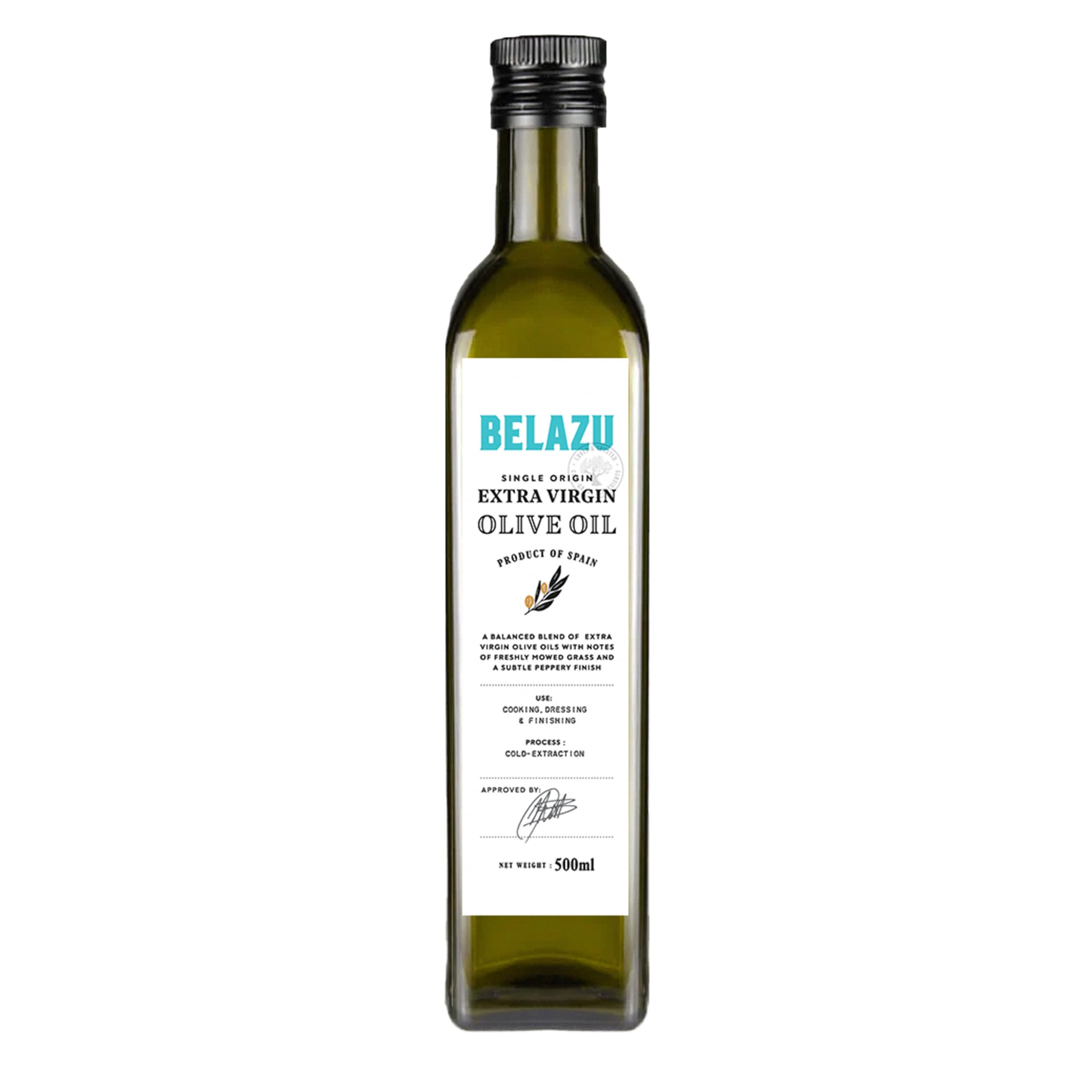 Belazu Single Origin Extra Virgin Olive Oil - Blended, Peppery Finish | 500ml