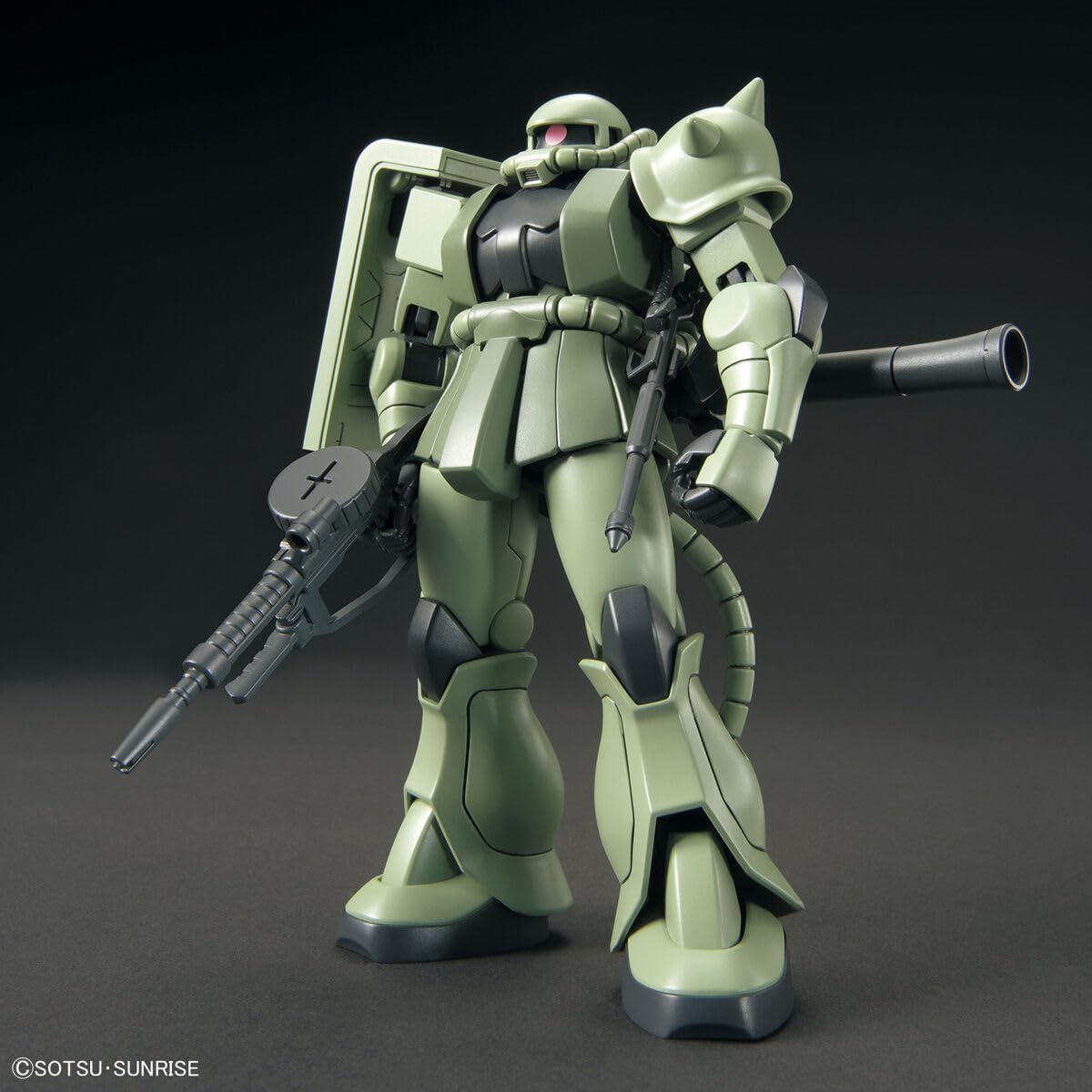 BANDAI SPIRITS HG Zaku II (Mobile Suit Gundam) - 1/144 Scale Model Kit | Snap-Fit Assembly | No Glue or Paint Required 6