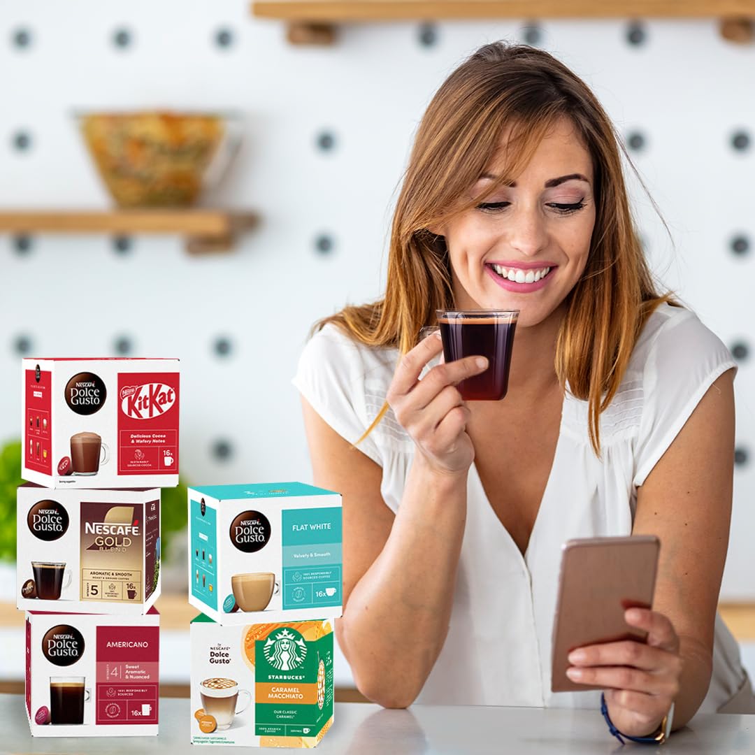 Nescafé Dolce Gusto Café Au Lait Intenso Coffee Pods - 16 Capsules 6