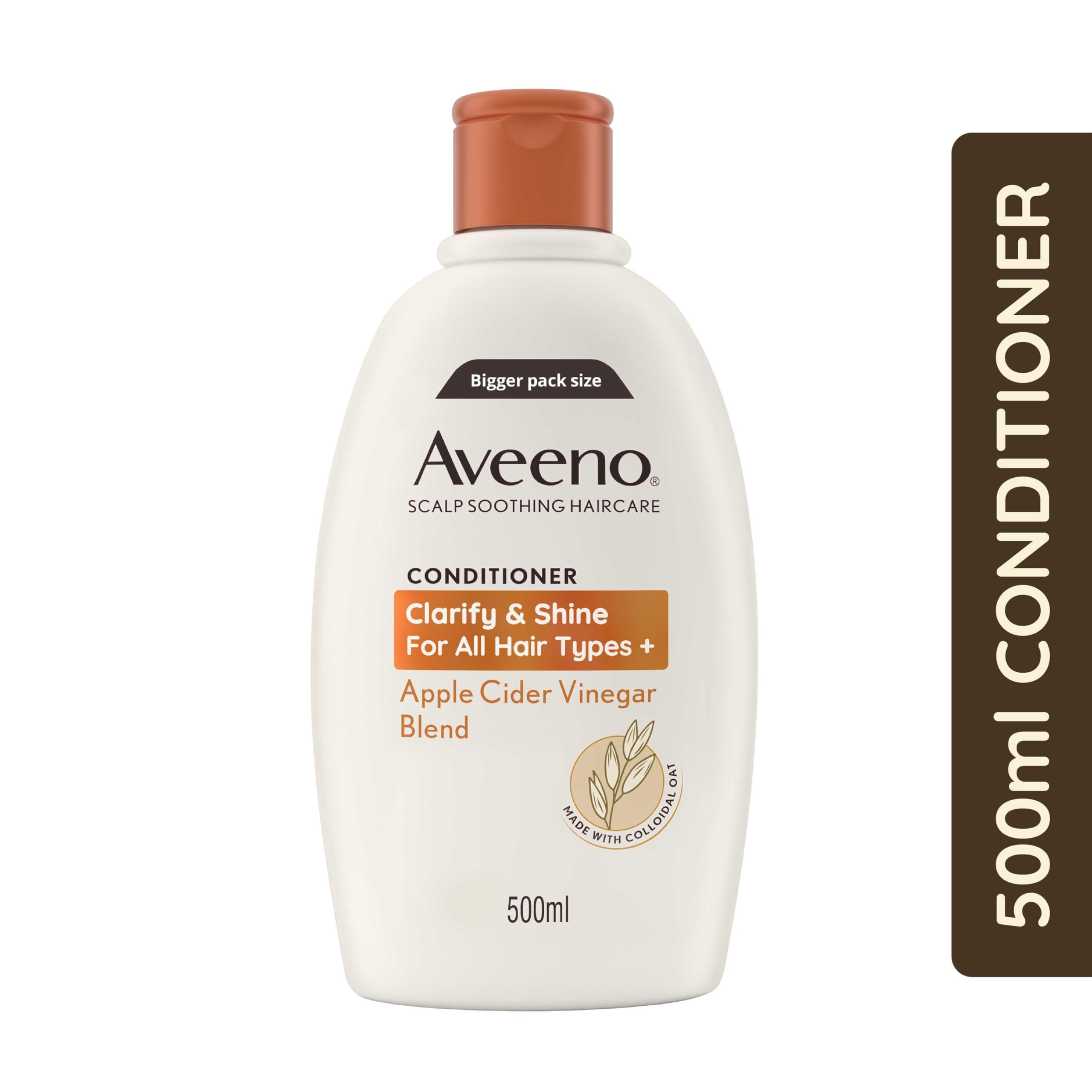 Aveeno - Apple Cider Vinegar Clarify & Shine Conditioner (500ml) 2