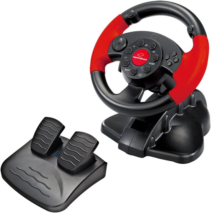 Esperanza EG103 High Octane Racing Wheel - PC / PS2 / PS3 Edition (2023)