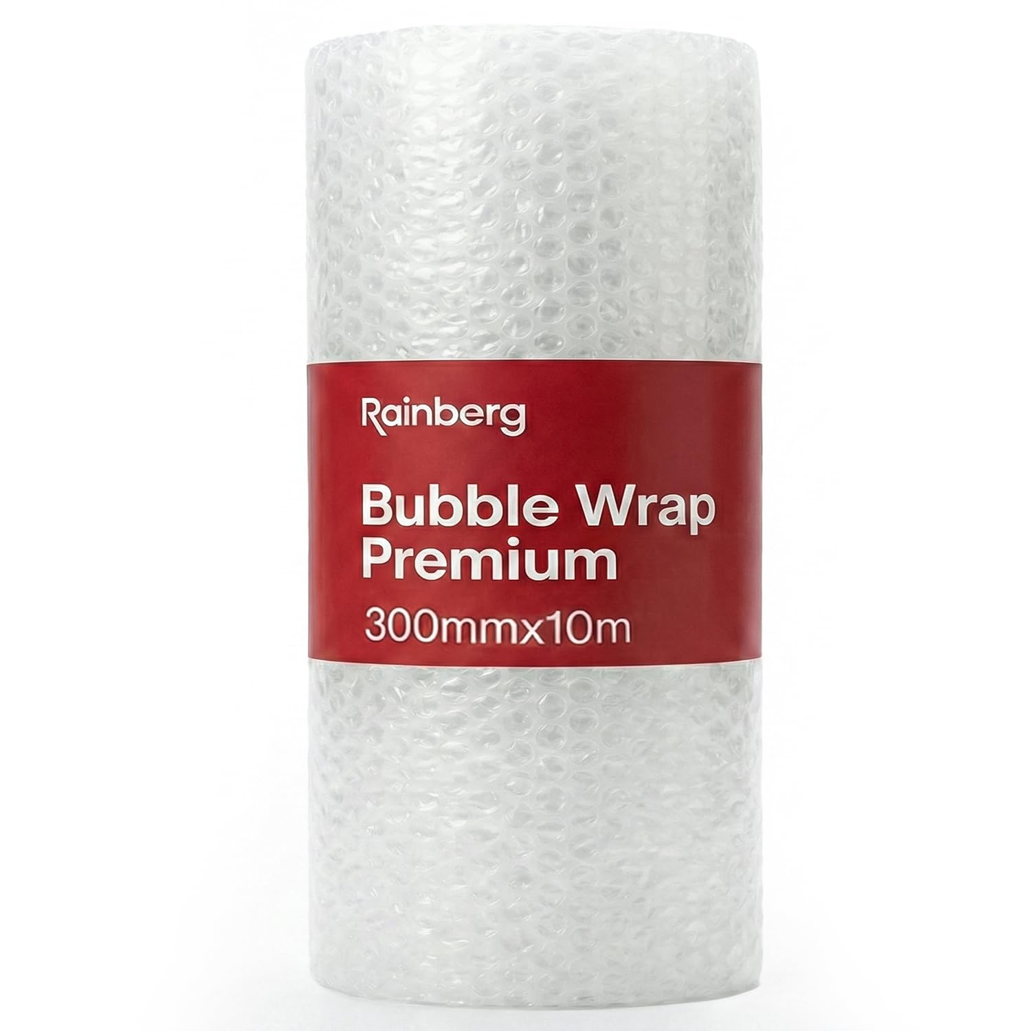 Rainberg Bubble Wrap Roll - 300mm x 10m | Strong Polythene Cushioning | Recyclable