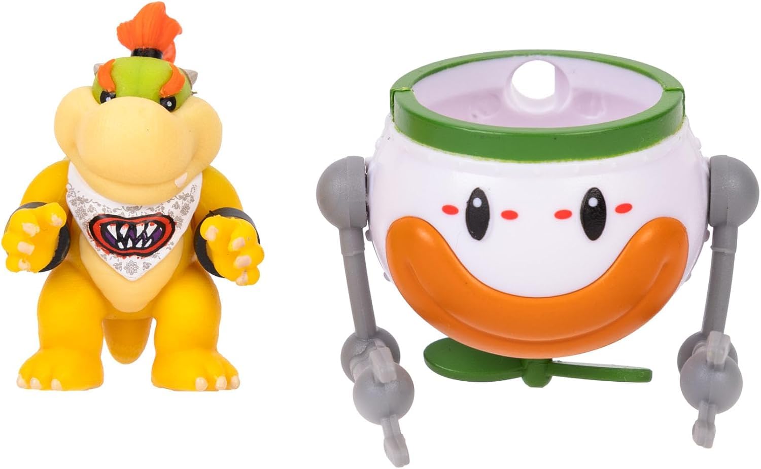 THE SUPER MARIO BROS. MOVIE Wonder Bowser Jr. Planet Playset with 1.5" Mini Figure and Clown Car | Ages 3+ | Plastic 7